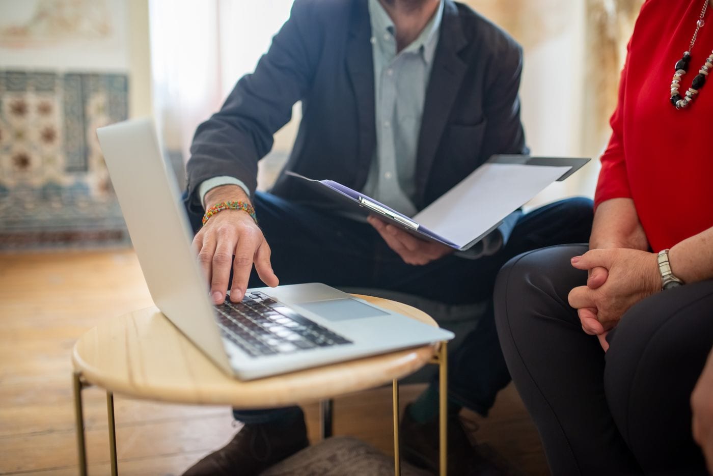 Reviewing accident documents and records together